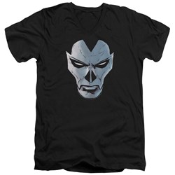 Shadowman - Mens Comic Face V-Neck T-Shirt