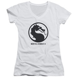 Mortal Kombat - Womens Seal V-Neck T-Shirt