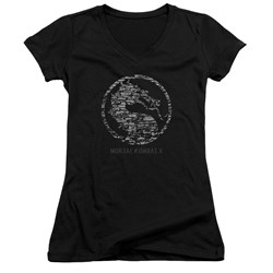 Mortal Kombat - Womens Stone Seal V-Neck T-Shirt