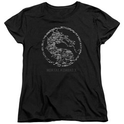 Mortal Kombat - Womens Stone Seal T-Shirt