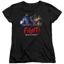 Mortal Kombat - Womens Fight T-Shirt
