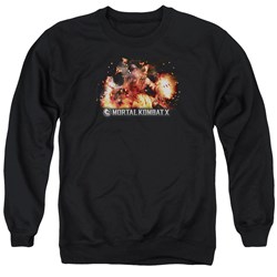 Mortal Kombat - Mens Scorpio Flames Sweater