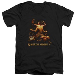Mortal Kombat - Mens Goro V-Neck T-Shirt