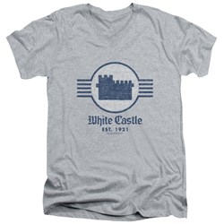 White Castle - Mens Emblem V-Neck T-Shirt
