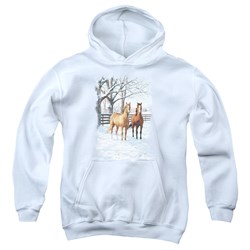 Wildlife - Youth Coffee And Chocolate Pullover Hoodie