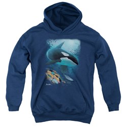 Wildlife - Youth Salmon Hunter Orca Pullover Hoodie