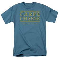 Carpe Cheese - Adult Slate S/S T-Shirt For Men