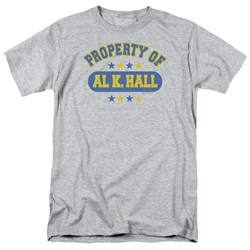 Property Of Al K. Hall - Adult Heather S/S T-Shirt For Men