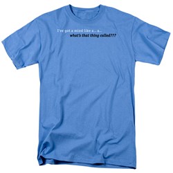 Got A Mind Like - Adult Carolina Blue S/S T-Shirt For Men