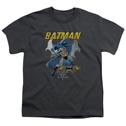 Batman - Urban Gothic - Big Boys Charcoal S/S T-Shirt For Boys