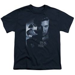 Elvis - Reverent - Big Boys Navy S/S T-Shirt For Boys