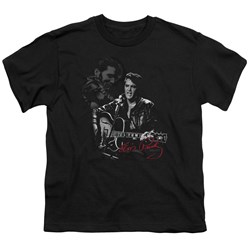 Elvis/Show Stopper - Big Boys Black S/S T-Shirt For Boys