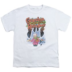 Grandma - Here They Come - Big Boys White S/S T-Shirt For Boys