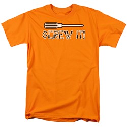 Screw It - Adult Texas Orange S/S T-Shirt For Men