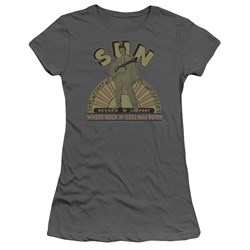 Sun - Original Son - Juniors Asphalt Sheer Cap Slv T-Shirt For Women