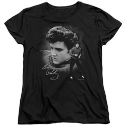 Elvis - Sweater Womens T-Shirt In Black