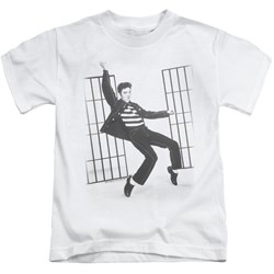 Elvis - Jailhouse Rock Little Boys T-Shirt In White