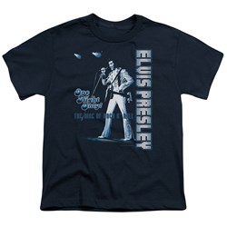 Elvis - One Night Only Big Boys T-Shirt In Navy