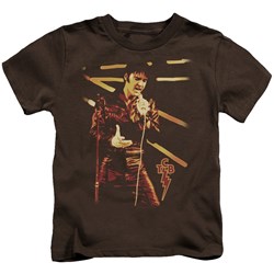 Elvis - Taking Care Little Boys T-Shirt In Coffee