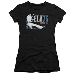 Elvis - Elv 75 Logo Juniors T-Shirt In Black