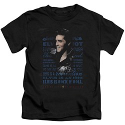 Elvis - Icon Little Boys T-Shirt In Black