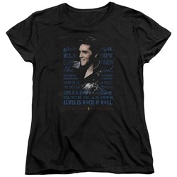 Elvis - Icon Womens T-Shirt In Black