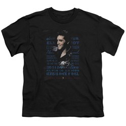 Elvis - Icon Big Boys T-Shirt In Black