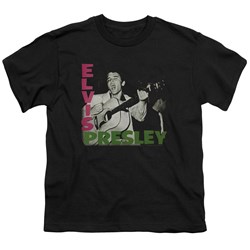 Elvis - Elvis Presley Album Big Boys T-Shirt In Black