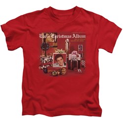 Elvis - Christmas Album Little Boys T-Shirt In Cardinal
