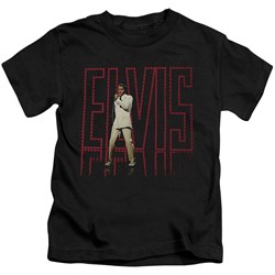 Elvis - Elvis 68 Album Little Boys T-Shirt In Black