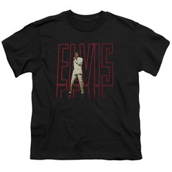 Elvis - Elvis 68 Album Big Boys T-Shirt In Black