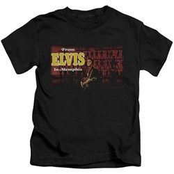 Elvis - From Elvis In Memphis Little Boys T-Shirt In Black