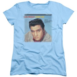 Elvis - Loving You Soundtrack Womens T-Shirt In Carolina Blue