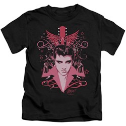 Elvis - Let's Face It Little Boys T-Shirt In Black