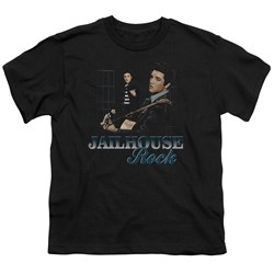 Elvis - Jailhouse Rock Big Boys T-Shirt In Black