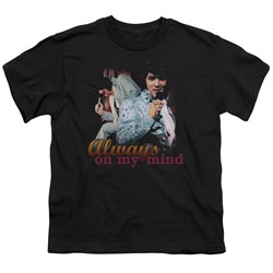 Elvis - Always On My Mind Big Boys T-Shirt In Black