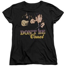 Elvis - Don't Be Cruel Womens T-Shirt In Black