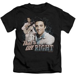 Elvis - That's All Right Little Boys T-Shirt In Black