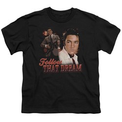 Elvis - Follow That Dream Big Boys T-Shirt In Black