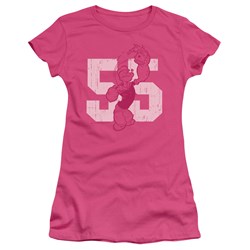 Popeye - 55 Juniors T-Shirt In Hot Pink