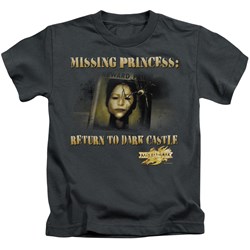Mirrormask - Missing Princess Little Boys T-Shirt In Charcoal