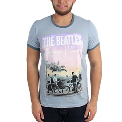 The Beatles - Mens Day Tripper Ringer T-Shirt