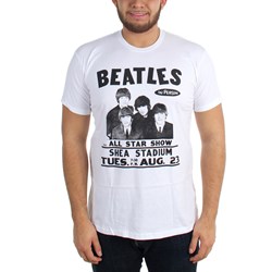 The Beatles - Mens Shea Stadium Crew T-Shirt