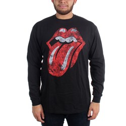 Rolling Stones - Distressed Tongue Long-Sleeve Adult Long Sleeve T-shirt