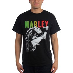 Bob Marley - Mens Marley Singing T-Shirt