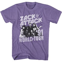 Saved By The Bell - Mens Zack Attack '91 Tour T-Shirt