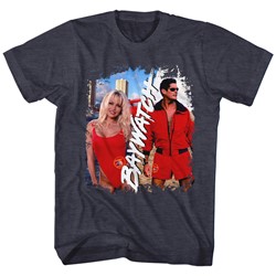 Baywatch - Mens Pam/Dave T-Shirt