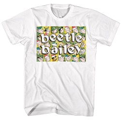 Beetle Bailey - Mens Beetle Squares T-Shirt