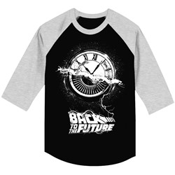 Back To The Future - Mens Wheel Of Time Raglan