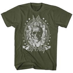 Def Leppard - Mens Skull T-Shirt